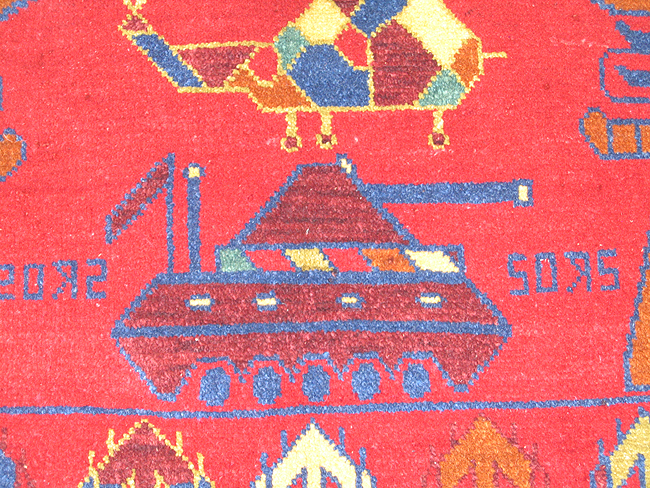 For sale: Afghan War Rug or Conflict Carpet