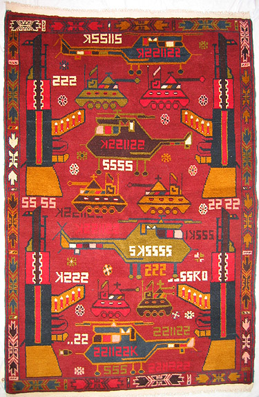 For sale: Afghan War Rug or Conflict Carpet