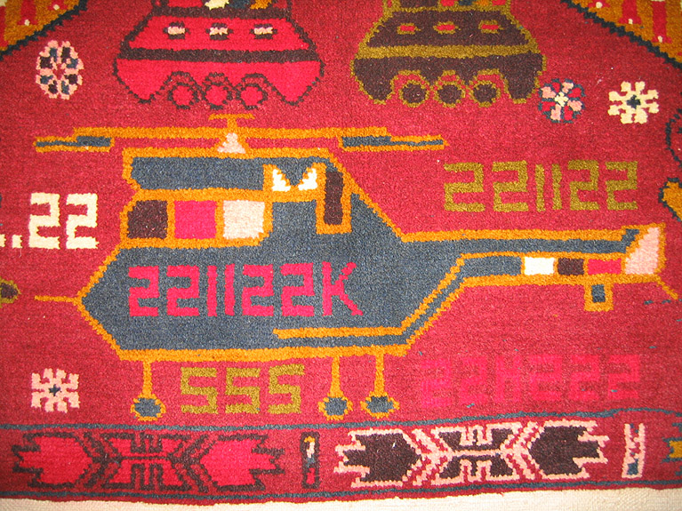 For sale: Afghan War Rug or Conflict Carpet