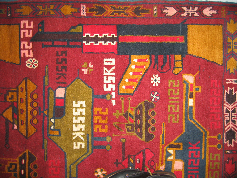 For sale: Afghan War Rug or Conflict Carpet