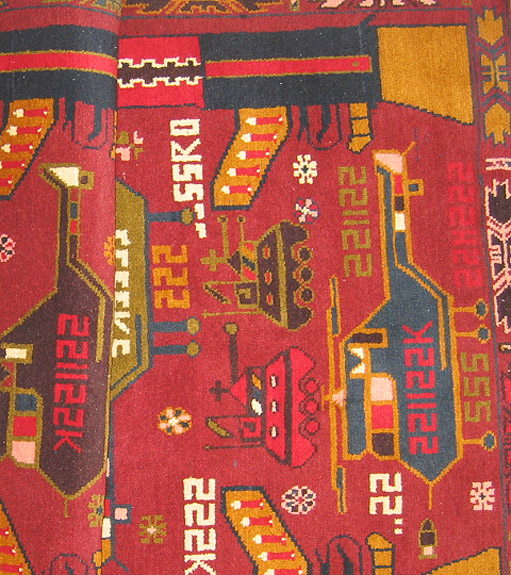 For sale: Afghan War Rug or Conflict Carpet