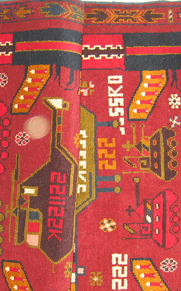 For sale: Afghan War Rug or Conflict Carpet