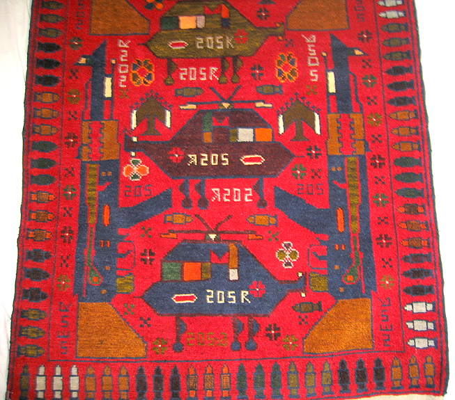 For sale: Afghan War Rug or Conflict Carpet