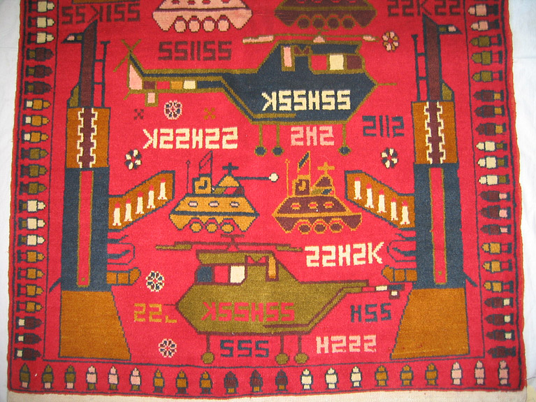 For sale: Afghan War Rug or Conflict Carpet