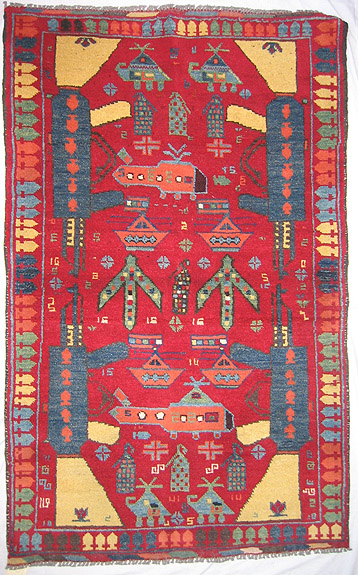 For sale: Afghan War Rug or Conflict Carpet