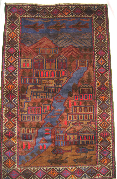 For sale: Afghan War Rug or Conflict Carpet