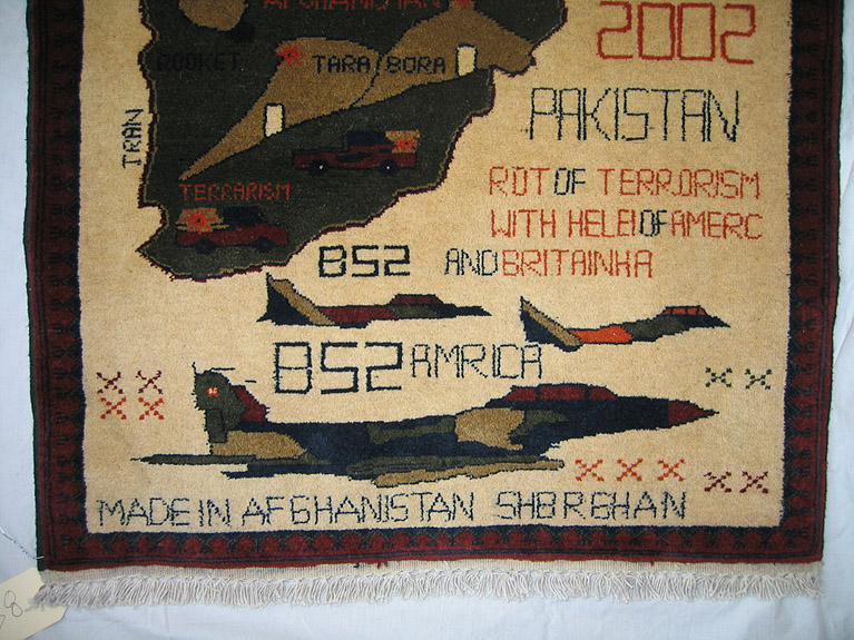 For sale: Afghan War Rug or Conflict Carpet