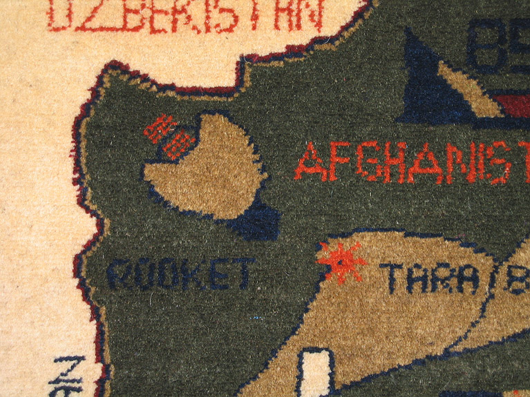 For sale: Afghan War Rug or Conflict Carpet