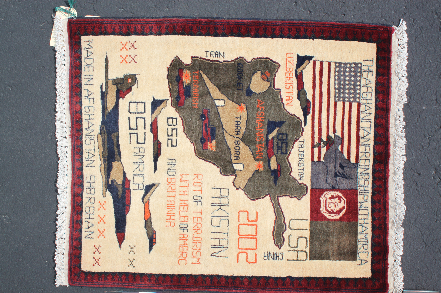 For sale: Afghan War Rug or Conflict Carpet