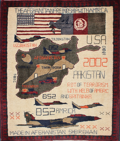 War Rug shown at Exhibition