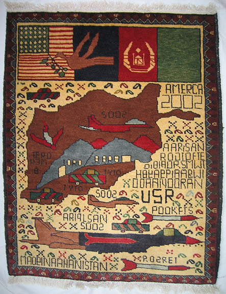 For sale: Afghan War Rug or Conflict Carpet