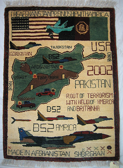 For sale: Afghan War Rug or Conflict Carpet