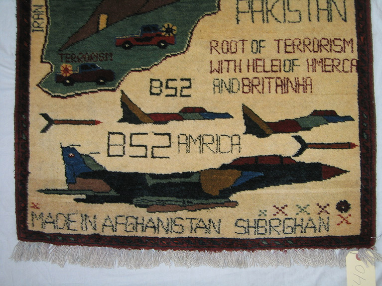 For sale: Afghan War Rug or Conflict Carpet