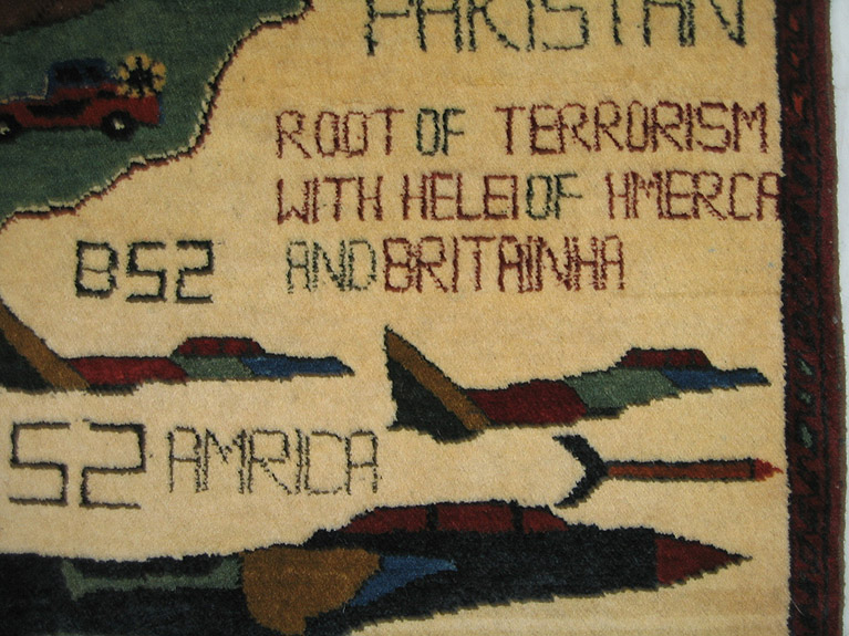 For sale: Afghan War Rug or Conflict Carpet