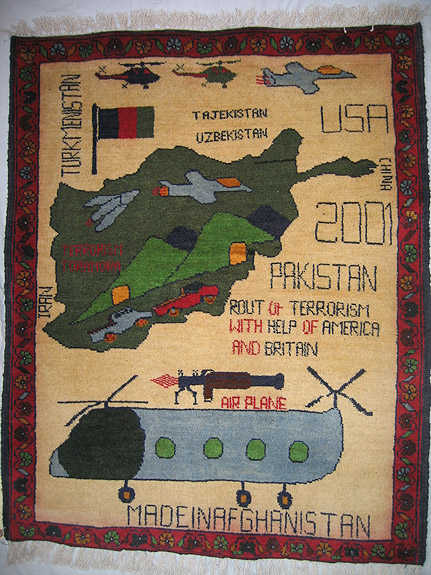 For sale: Afghan War Rug or Conflict Carpet