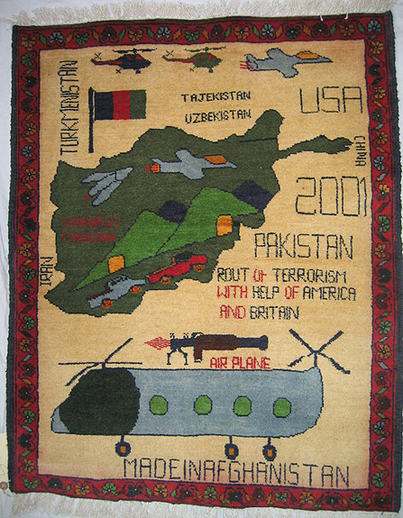 For sale: Afghan War Rug or Conflict Carpet