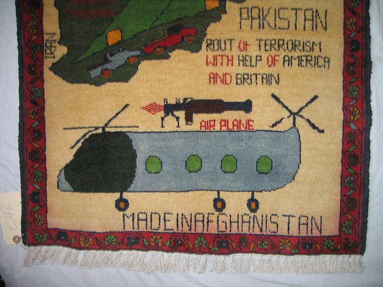 For sale: Afghan War Rug or Conflict Carpet