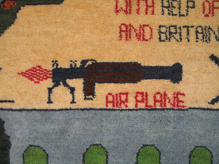 For sale: Afghan War Rug or Conflict Carpet