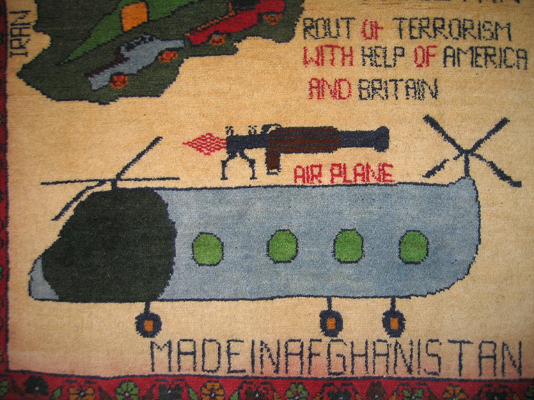 For sale: Afghan War Rug or Conflict Carpet