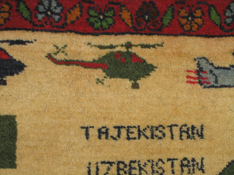 For sale: Afghan War Rug or Conflict Carpet