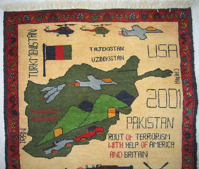 For sale: Afghan War Rug or Conflict Carpet