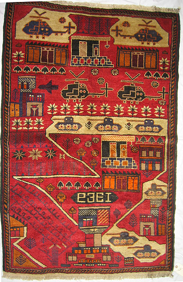 For sale: Afghan War Rug or Conflict Carpet