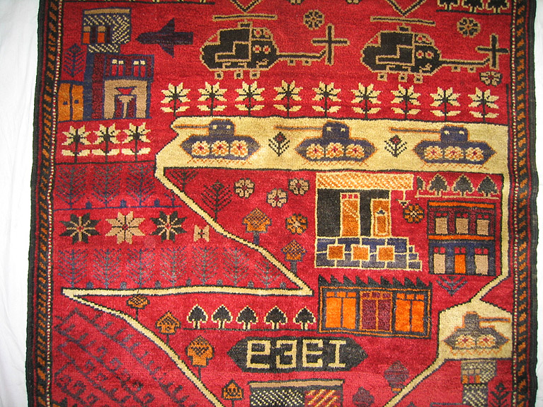 For sale: Afghan War Rug or Conflict Carpet