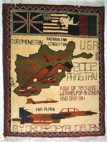 For sale: Afghan War Rug or Conflict Carpet