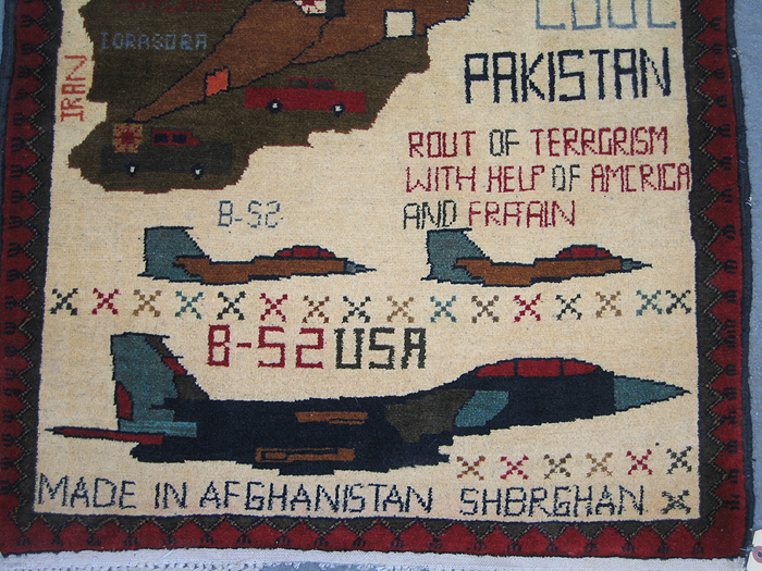 For sale: Afghan War Rug or Conflict Carpet