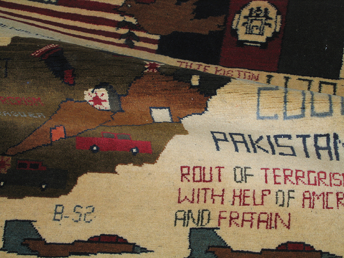 For sale: Afghan War Rug or Conflict Carpet