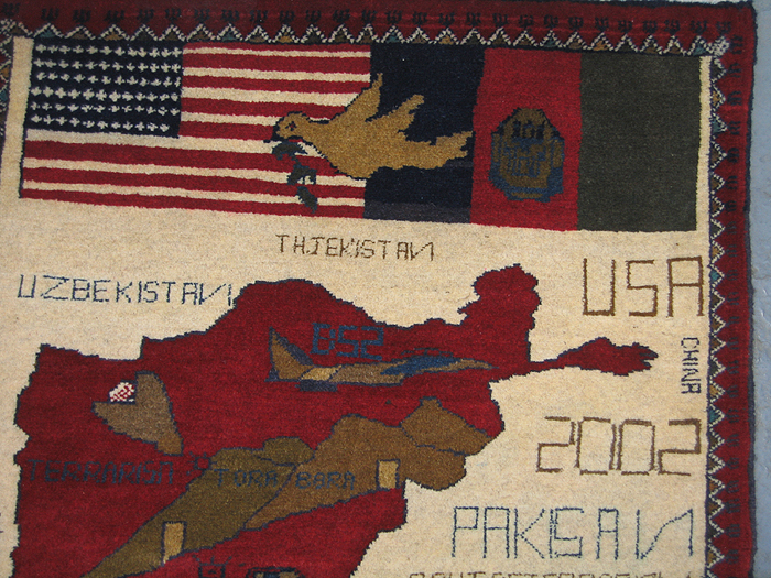 For sale: Afghan War Rug or Conflict Carpet