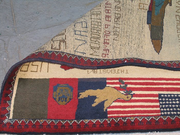 For sale: Afghan War Rug or Conflict Carpet