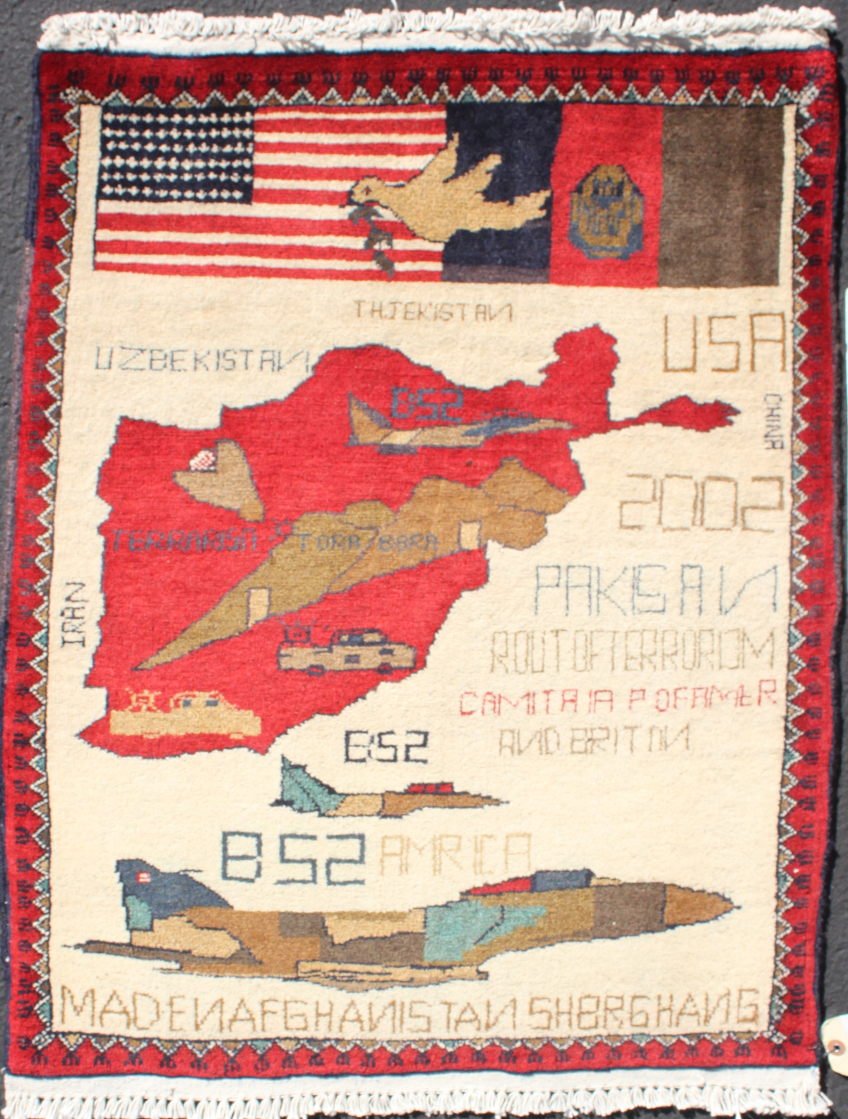 For sale: Afghan War Rug or Conflict Carpet