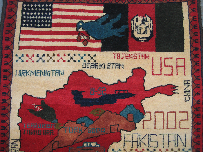 For sale: Afghan War Rug or Conflict Carpet