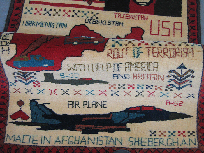 For sale: Afghan War Rug or Conflict Carpet