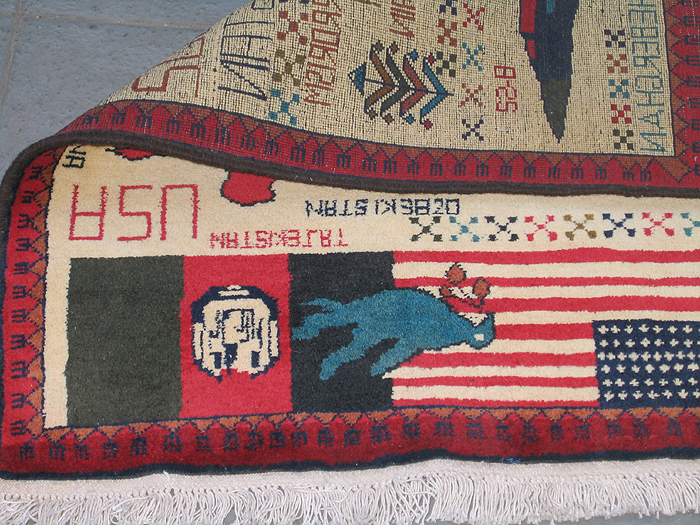 For sale: Afghan War Rug or Conflict Carpet