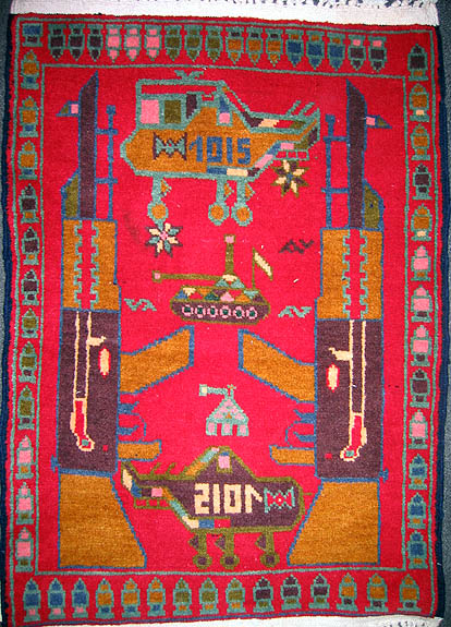 For sale: Afghan War Rug or Conflict Carpet