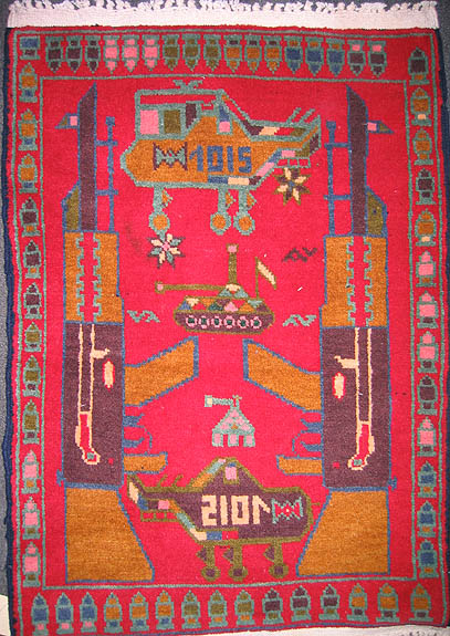 For sale: Afghan War Rug or Conflict Carpet