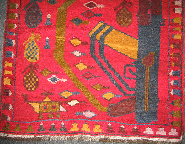 For sale: Afghan War Rug or Conflict Carpet