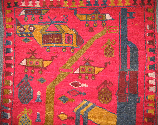 For sale: Afghan War Rug or Conflict Carpet