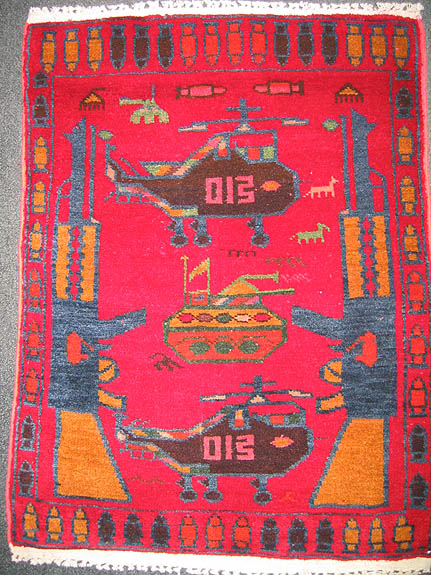 For sale: Afghan War Rug or Conflict Carpet