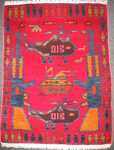 For sale: Afghan War Rug or Conflict Carpet