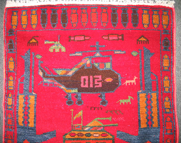 For sale: Afghan War Rug or Conflict Carpet