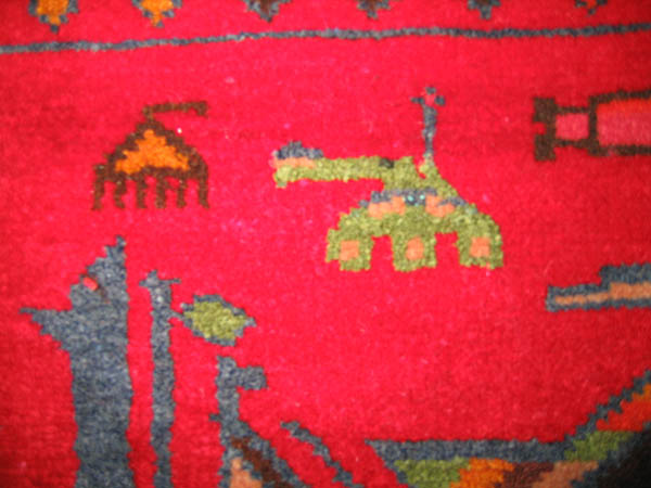 For sale: Afghan War Rug or Conflict Carpet