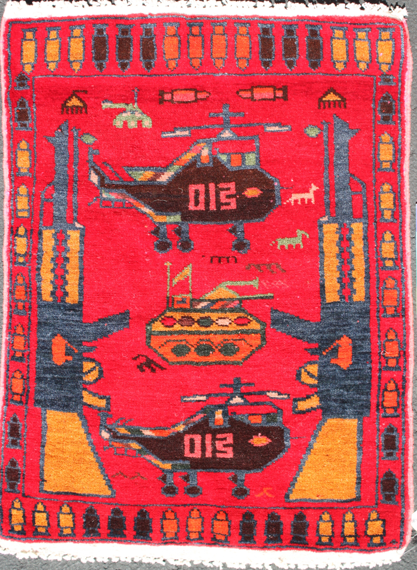 For sale: Afghan War Rug or Conflict Carpet