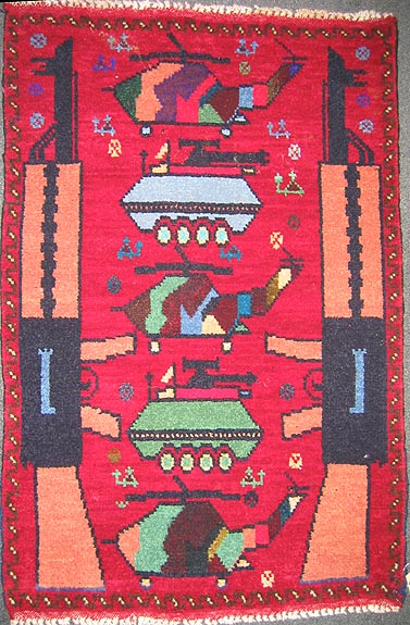 For sale: Afghan War Rug or Conflict Carpet