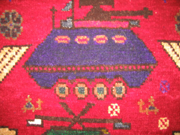 For sale: Afghan War Rug or Conflict Carpet