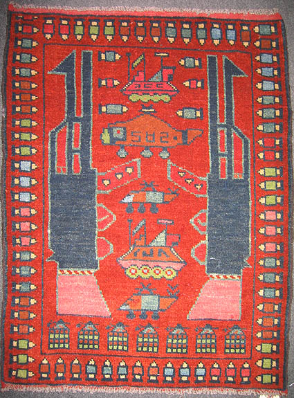 For sale: Afghan War Rug or Conflict Carpet