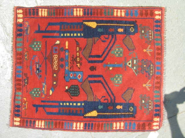 For sale: Afghan War Rug or Conflict Carpet