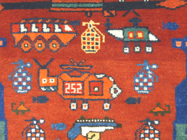 For sale: Afghan War Rug or Conflict Carpet